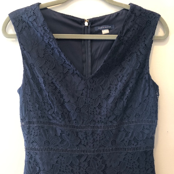 Tommy Hilfiger Navy Dress NWOT - Picture 2 of 4
